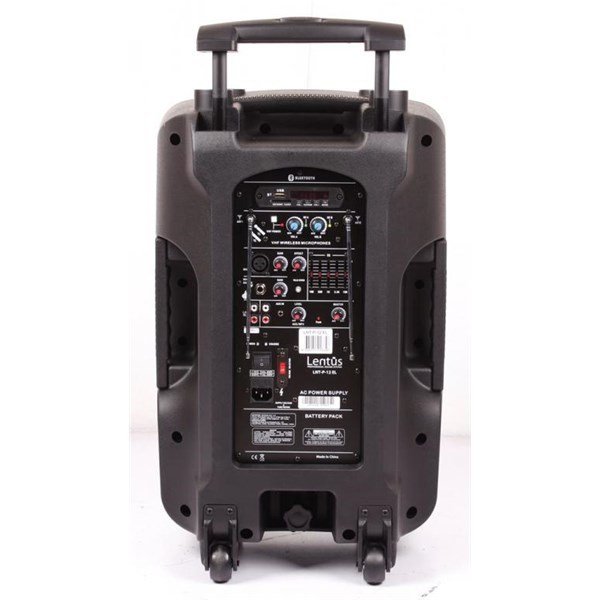 Lentus LNT-P-120 EL Mikrofonlu 12 inç 300 Watt Şarjlı Taşınabilir Hoparlör