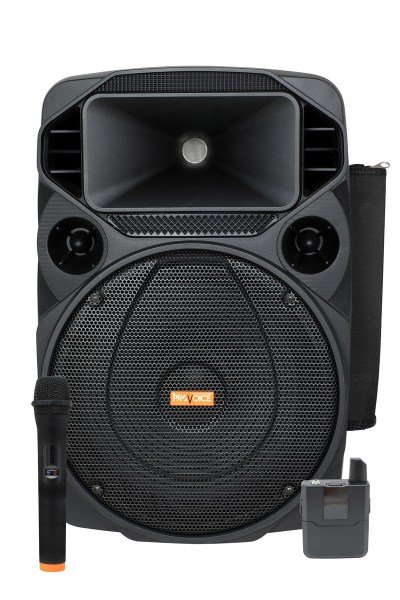 Provoice VPX-12DC 12'' 1200 Watt Taşınabilir Hoparlör Sistemi