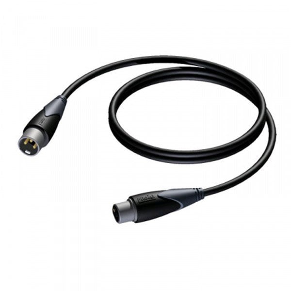 Procab CLA901/0.5 Dişi XLR’dan erkek XLR’a 0.5 Metre Mikrofon Kablosu