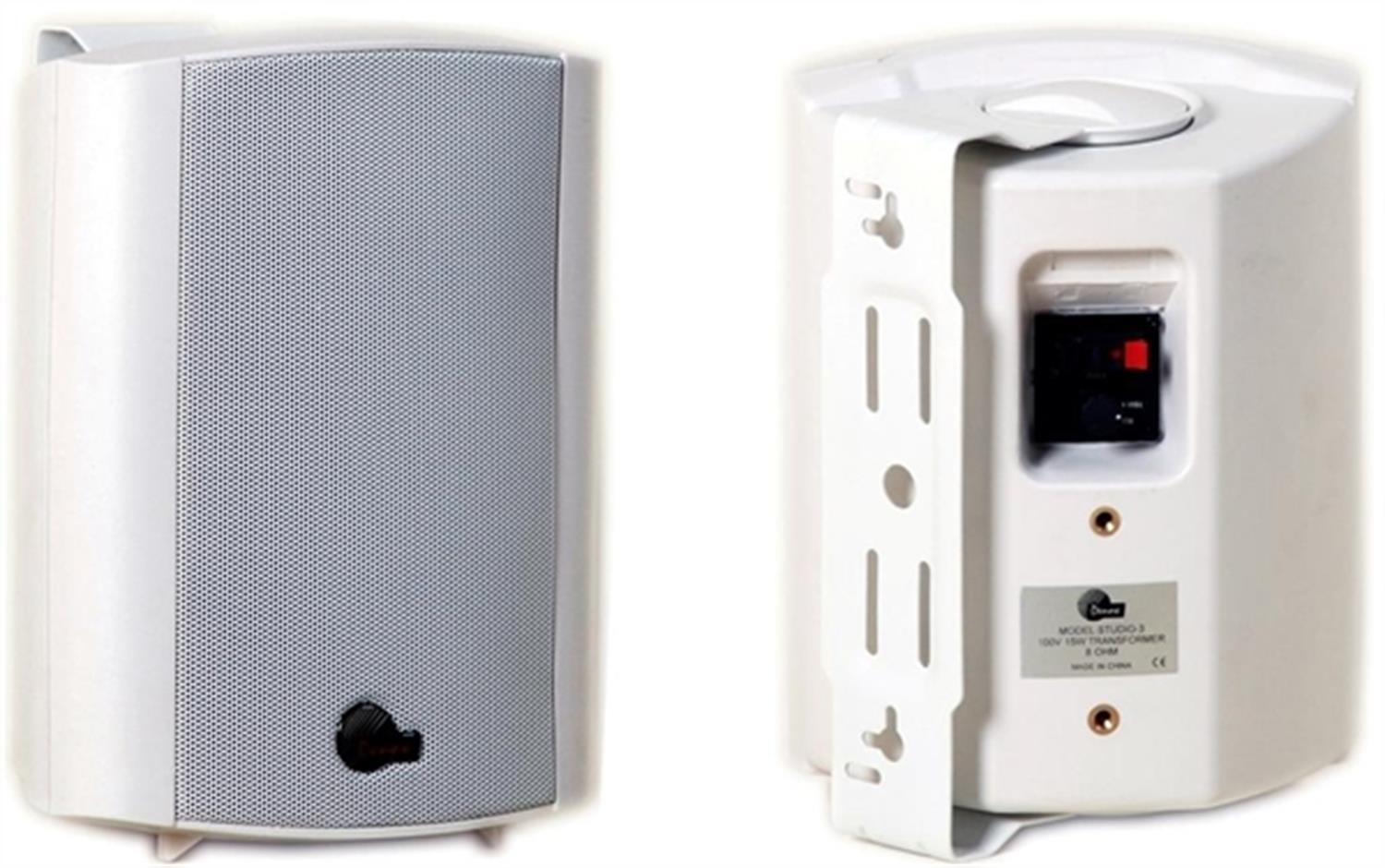 Denox Studio-5W 8 inç 250W Hat Trafolu Sütun Tipi Duvar Hoparlör