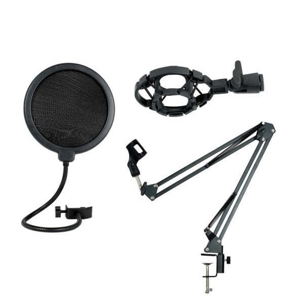Provoice As-21 Stüdyo Mikrofon Standı + Shock Mount + Pop Filtre