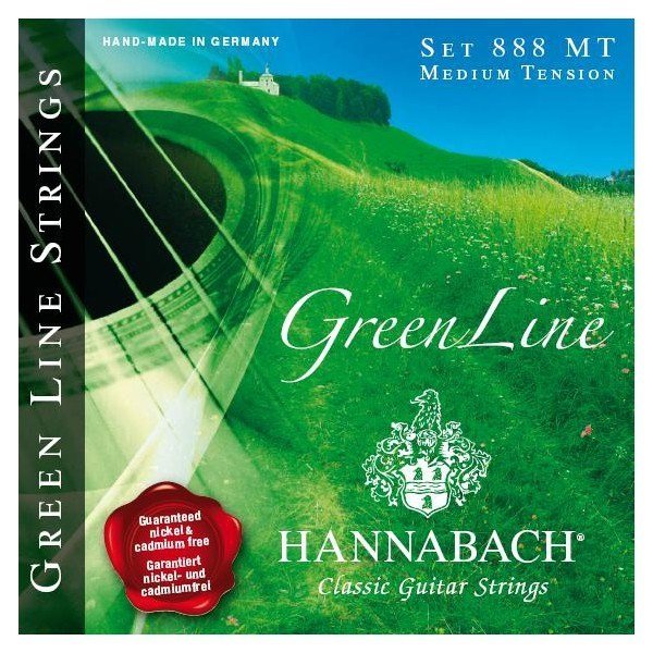 Hannabach 8887 MT Green Line Klasik Gitar Teli