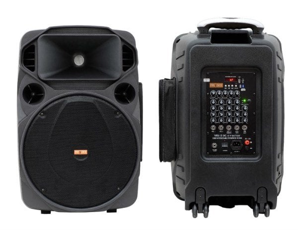 Provoice VPX-15 DC 15 İnç 1200 Watt Taşınabilir Hoparlör Sistemi