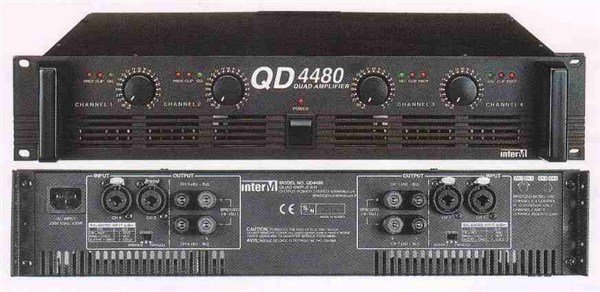 inter-m QD 4480 Quad Güç Amplifikatörü 4x120W/4 ohm