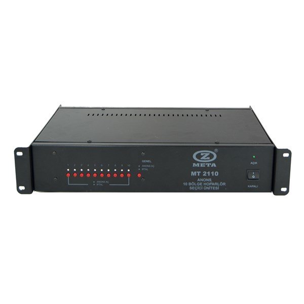 West Sound MT 2110 - 10 Bölge Hoparlör Seçici Ünitesi