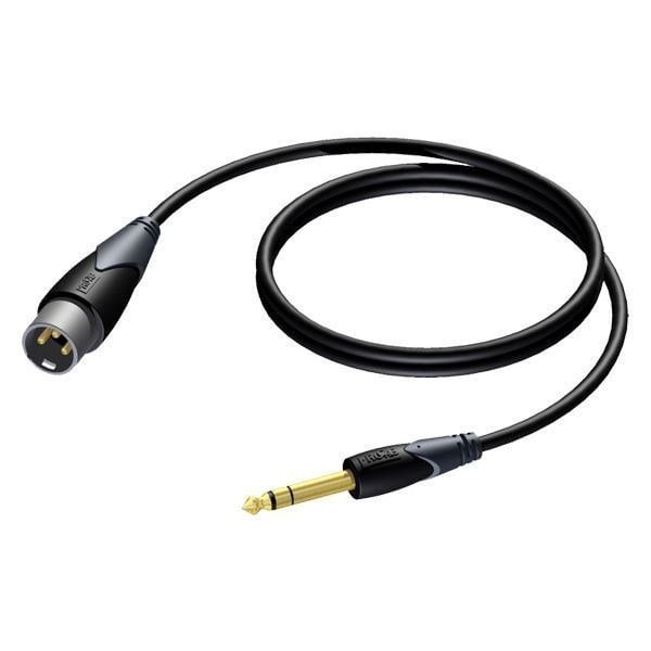Procab CLA724/3 Erkek XLR’dan 6.3mm jaka, 3.0 Metre kablo