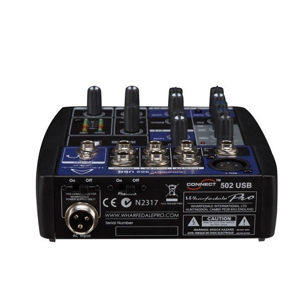 Wharfedale Connect 502 USB Ses Kartlı Kayıt Mikseri