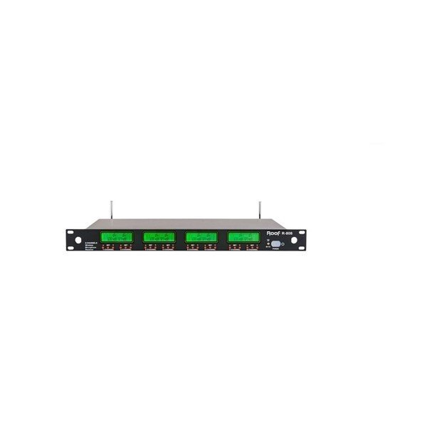 Roof R-808 8 Kanal Çift Anten Kablosuz UHF Alıcı Ünite