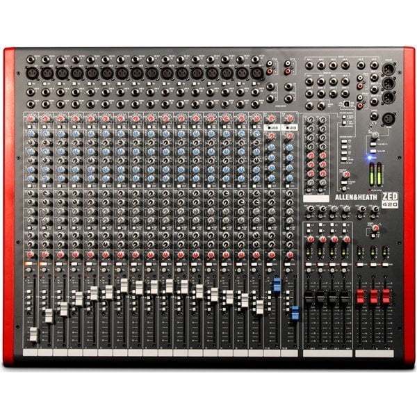 Allen Heath ZED-420 4 Buss 16 Mono 2 Dual Stereo 6 Aux with USB