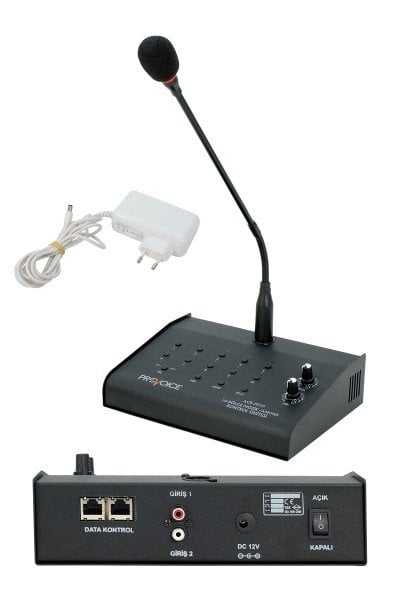 Provoice ACR-2010 Müzik Konsolu ve 10 Bölgeli Mikrofon
