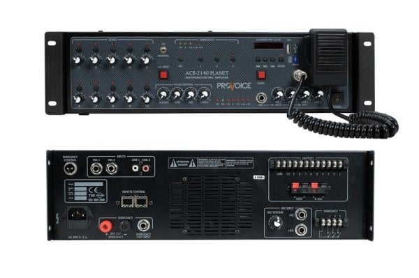 Provoice ACR-2140 Planet 400W Acil Durum Amfili Merkez Ünitesi