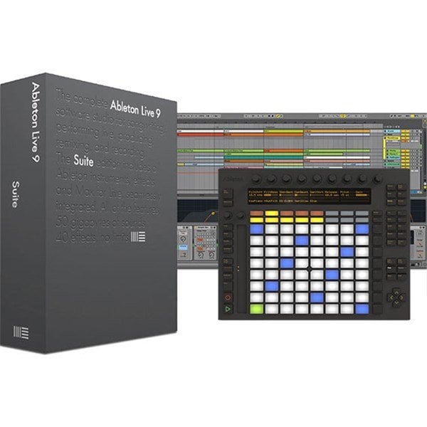 Ableton Push & Suit 9 Yazılım Paketi ve Kontol Birimi