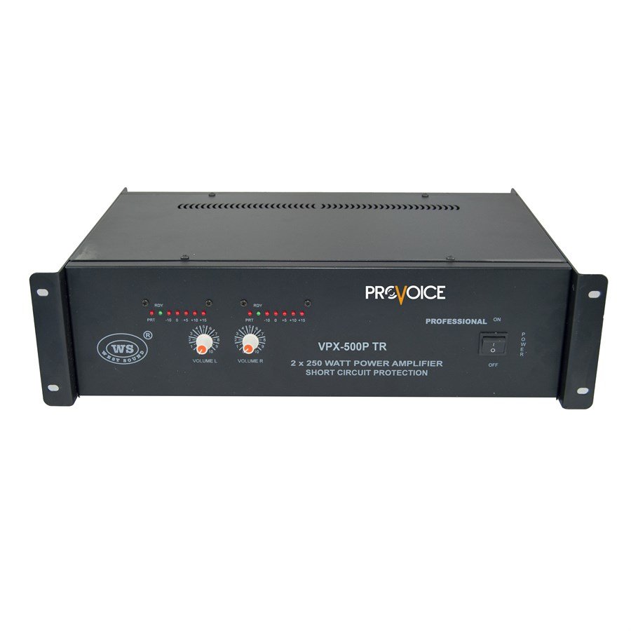 Provoice VPX-500P TR 2x250 Watt Hat Trafolu Power Anfi