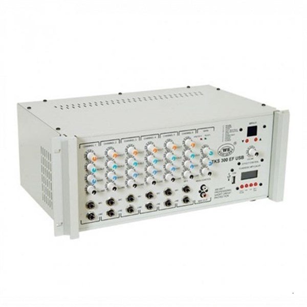 West Sound TKS 300 EF USB 6 Kanal 300 Watt Usb/Mp3 Efektli Mikser Anfi