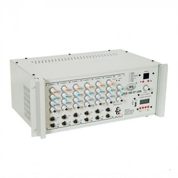 West Sound TKS 300 EF USB TR 6 Kanal 300 Watt Efektli Mikser Anfi