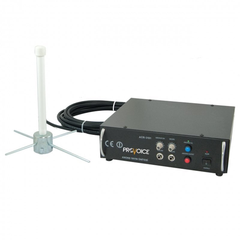 Provoice ACR-3101 FSK VHF-UHF Telsiz Anons Yayın Ünitesi