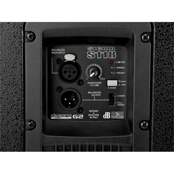 dB Technologies Sigma S118 Aktif Bass Refleks Subbass Kabin 18 inç 1400W