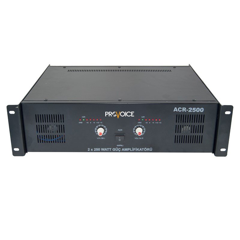 Provoice ACR-2500 100V 2x250 Watt Trafolu Power Anfi