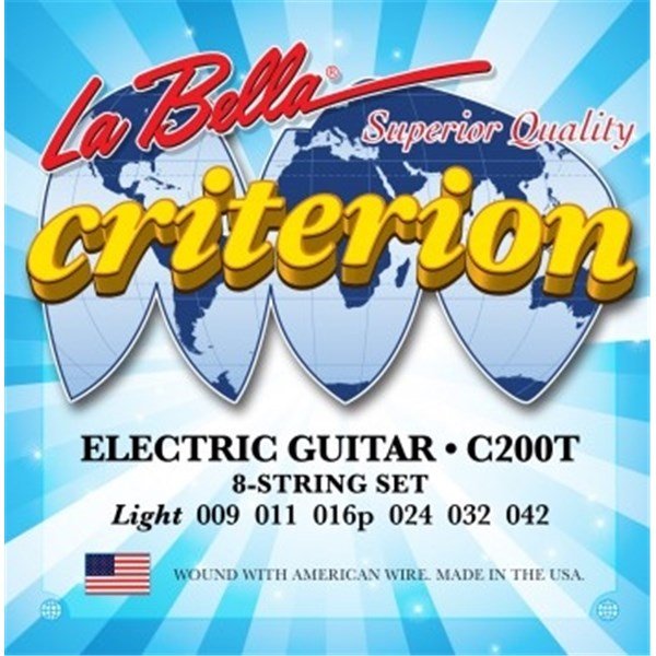 La Bella C200T Elektro Gitar Teli 09
