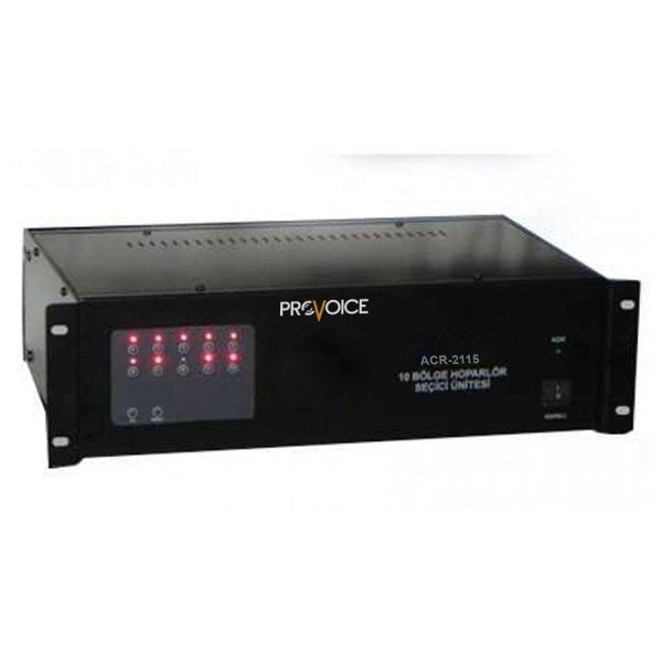 Provoice ACR-2115 10 Bölgeli Anons Ve Müzik Seçici Ünitesi
