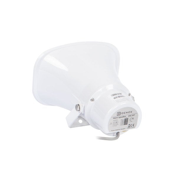 Denox DN-34T 100V/15 Watt 8 Ohm Outdoor Horn Speaker