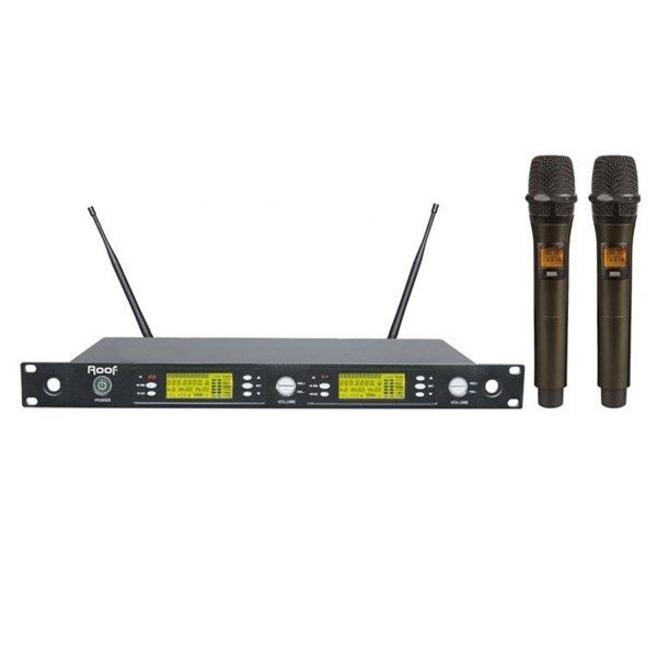 Roof R 1250S 2 Kanal UHF Dijital Telsiz Mikrofon Seti
