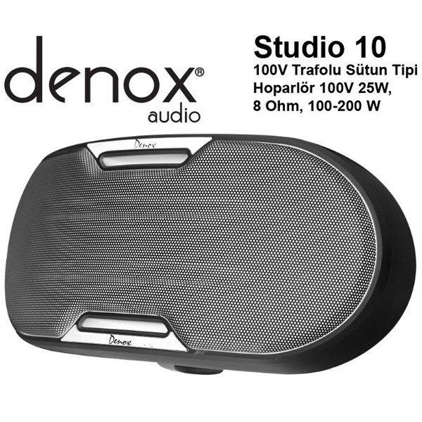 Denox Studio-10 2x4 inç 200W/8 ohm 25W/100V Kabin Hoparlör (Adet)