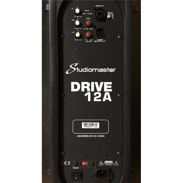 Studiomaster Drive 12A 12'' Aktif 2 Yollu Kabin Hoparlör