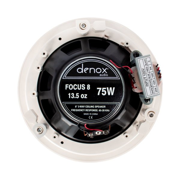 Denox Focus 8 Trafolu 8 inç 75 Watt 8 Ohm Tavan Hoparlör Takımı