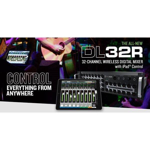 Mackie DL32R 32 Kanal Rack Tipi Dijital Mikser (İpad Kontrol)