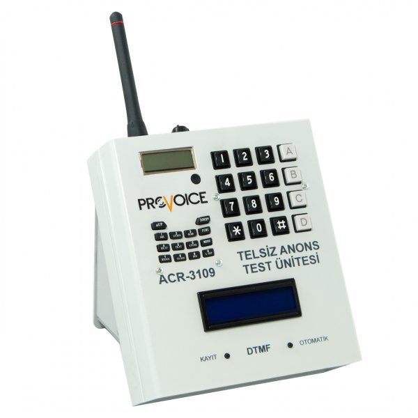 Provoice ACR-3109 Telsiz Anons Test Ünitesi