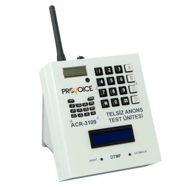 Provoice ACR-3109 Telsiz Anons Test Ünitesi