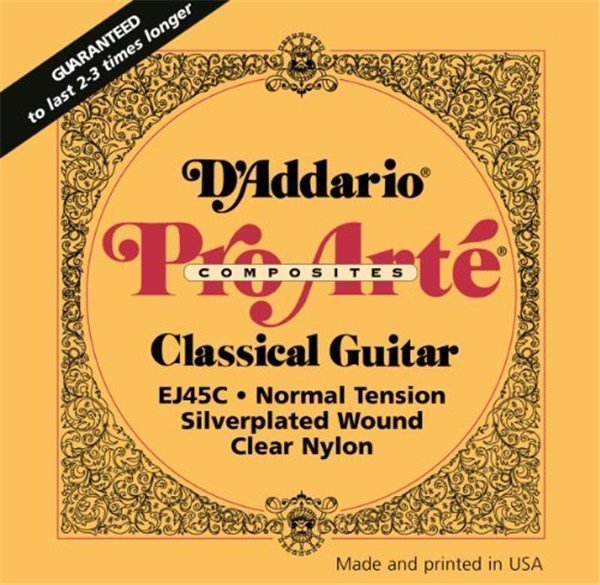 DAddario EJ45C Normal Tension Klasik Gitar Teli