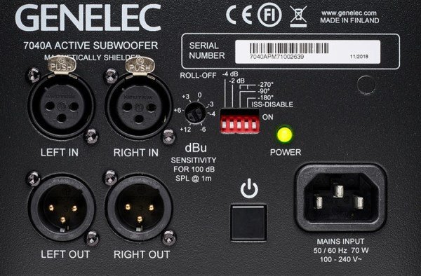 Genelec 7040APM Aktif Stüdyo Subbass 6.5 inç 50W Siyah
