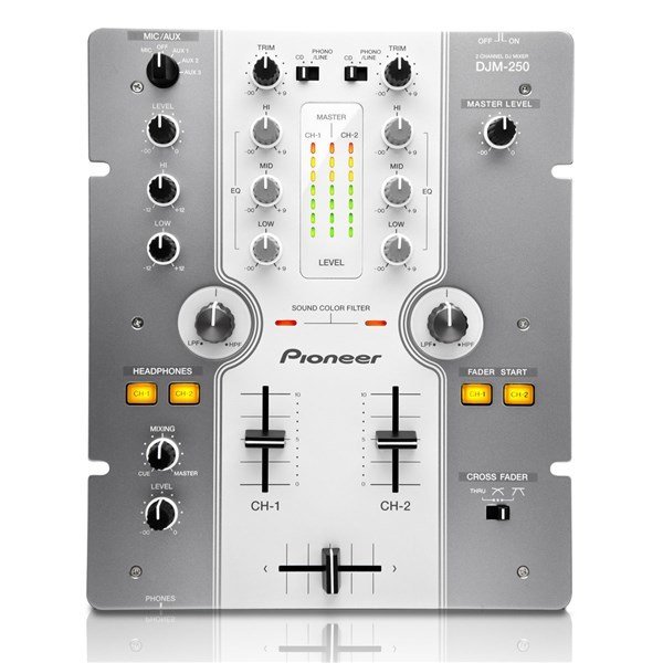 Pioneer 250 Pack 2 S (Gümüş Rengi) Dj Setup