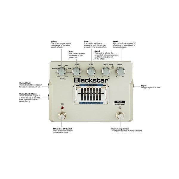 Blackstar HT-REVERB Reverb Pedalı