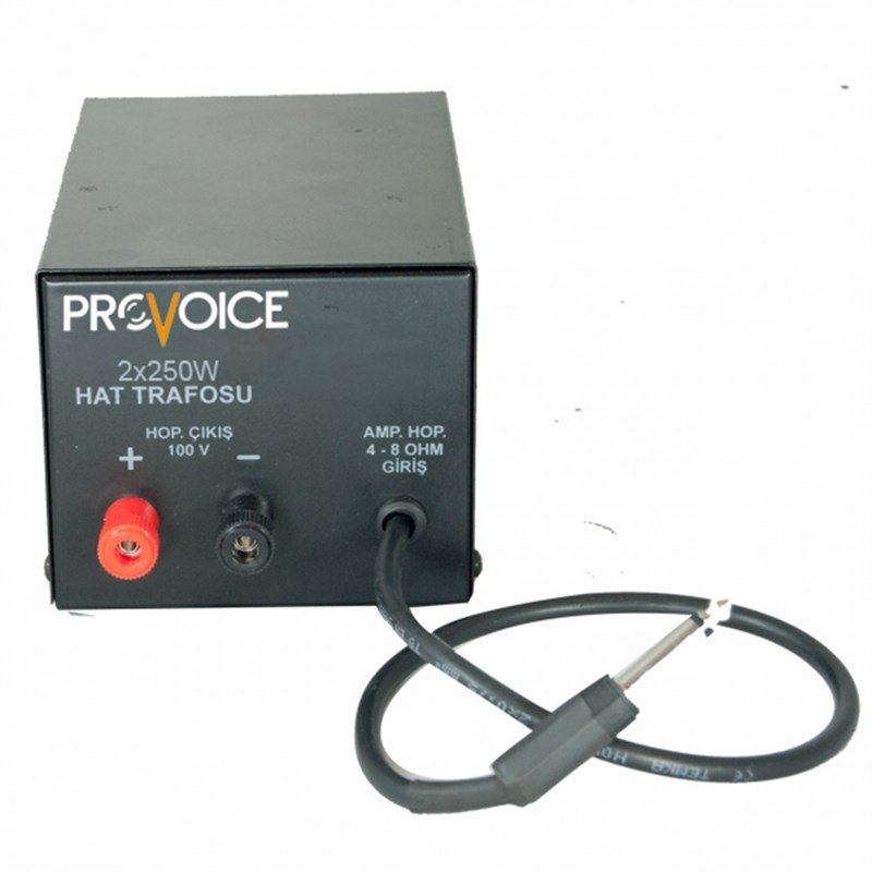 Provoice 2x250W Kutulu Hat Trafosu
