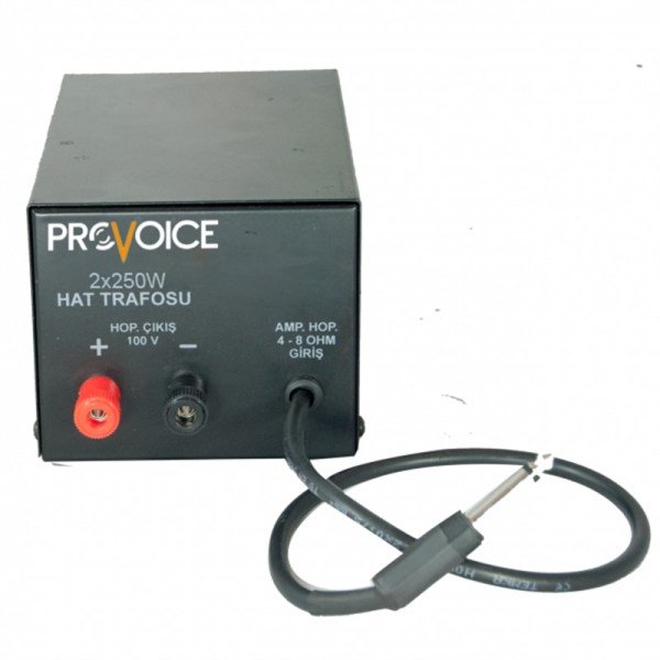 Provoice 2x250W Kutulu Hat Trafosu