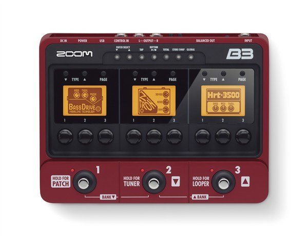 ZOOM B3 BASS GİTAR PROSESÖRÜ