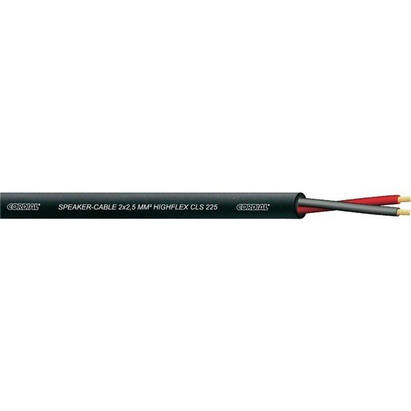 Cordial CLS 225  2x2,5 Twinax UltraFlex Hoparlör Kablosu