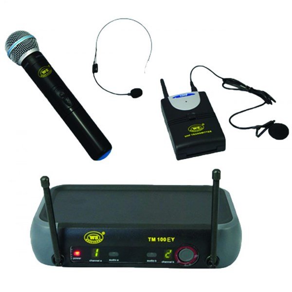 West Sound TM 100 EY UHF Çift Anten EL Yaka Kablosuz Mikrofon
