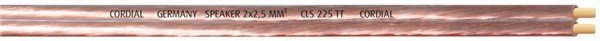 Cordial CLS 225 TT Twinaxial Şeffaf 2x2,5 mm2 HI-FI Hoparlör Kablosu