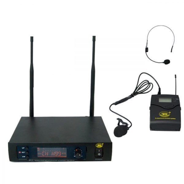 West Sound TM 200 Y - Uhf Kanal Çift Anten Tek Yaka Telsiz Mikrofon