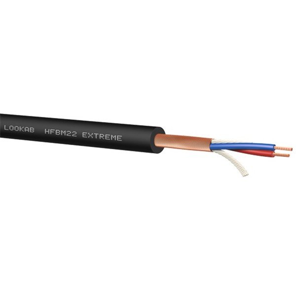 Lookab HFBM22 Extreme - 2 x 0,22 mm Dengeli Mikrofon Kablosu