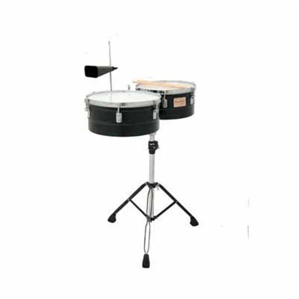 Tycoon Timbal TTI-1314-B Black Powder - Coated 13'' & 14''
