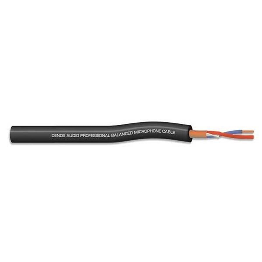 Denox DNX-MC2 100 2x2x0,20 mm Çift Blendajlı 100 Metre Sinyal Kablosu