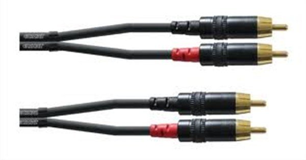 Cordial CFU 3 CC Stereo RCA Unbalaced Twin Kablo