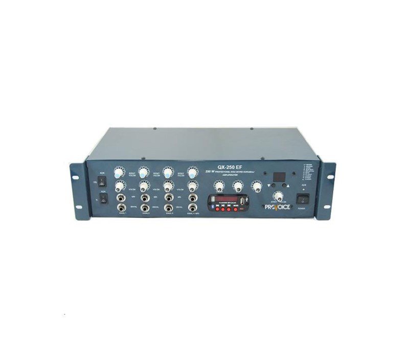 Provoice QX-250 EF 4 Kanal 250 Watt Efektli Anfili Mikser
