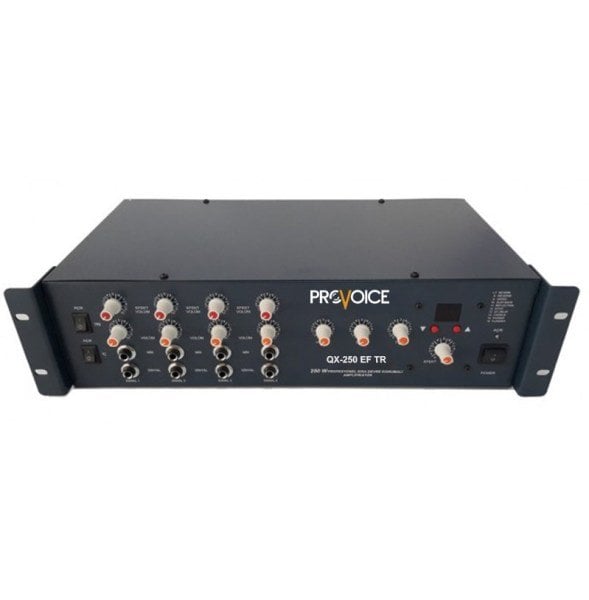 Provoice QX-250 EF TR 250 Watt 4 Kanal Trafolu Efektli Mikser Anfi