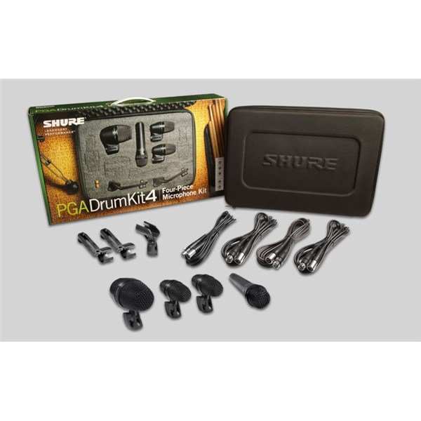 Shure PGA DrumKit4 4lü Davul Mikrofon Seti